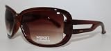 Esprit Sunglass Brown Rimless Plastic Fashion Rectangle 19337 535 3