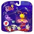 Littlest Pet Shop Assortment 'A' Series 1 Collectible Figure Yellow Butterfly with Flower Perch and Watering Can