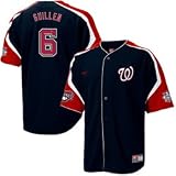 Nike Washington Nationals #6 Jose Guillen Navy Power Alley Jersey