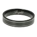 316L Stainless Steel Ring with IP black. Width: 5mm