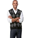 Club Room Merino Wool Argyle Sweater Vest