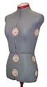 Singer DF151_G Adjustable Dress Form, Gray, Medium