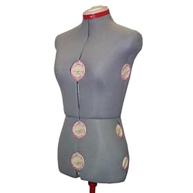 Singer DF151_G Adjustable Dress Form, Gray, Medium