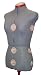 Singer DF150_G Adjustable Dress Form, Gray, Small