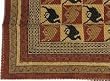 Cotton Bedspread Block Print Vegetable Dyes India Home Interior Decorating Size Twin