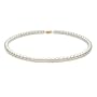 14k Gold 6.0-6.5mm White Freshwater Cultured Pearl Necklace AAA Quality, Opera Lengths - 26, 30, 36 Inches