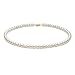 14k Gold 6.0-6.5mm White Freshwater Cultured Pearl Necklace AAA Quality, Princess Lengths - 18, 20, 22 Inches