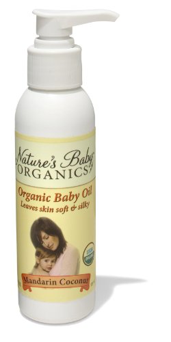 Baby Oil, Organic, Mandrn/Coconut, 4 oz ( Multi-Pack)