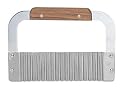 New 7-Inch Wide Commercial Crinkle Cutter, Garnish Cutter, Potato Vegetable Cutter Cutting Tool, Stainless Steel