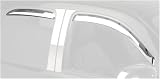 Putco 480056 Element Chrome Window Visor - Set of 4