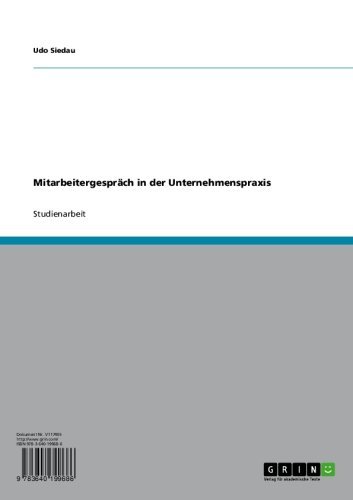 Mitarbeitergespräch in der Unternehmenspraxis (German Edition)