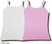 Calvin Klein Girl's White and Pink Cotton Camisole 2-pack