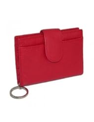 Shoes: Buxton Hudson Pik-Me-Up Tab Card Case, Dark Red, One Size - Buxton