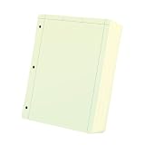 Ampad 26-145 Evidence Engineering Computation Filler Paper, 3 Hole Punched, 8 1/2 X 11, Greentint, 5 Sq Inch Rulling, 500 Sheets