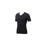 asics×GUNZE 【毎日の歩行をトレーニングに!】 カラダトレーナー Vネック 半袖 Tシャツ GX1015S