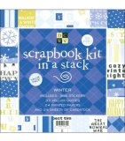 Scrapbook Kit In A Stack 8''X8''-Winter