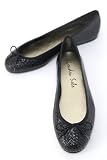 London Sole メッシュレザーフラットシューズ HENRIETTA
