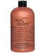 philosophy spiced apple cider shampoo, body wash, and bubble bath
