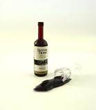 Dolls House Miniature 1:12 Scale Pub Accessory Bottle & Glass of Spilled Wine 1019