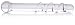 Don Wand Glass Pleasure Wand, Swirl, Clear
