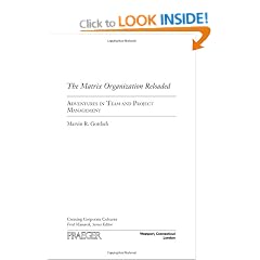 The Matrix Organization Reloaded: Adventures in Team and Project Management (Creating Corporate Cultures)