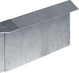 DEUFA-FAL. 611004 Schneckenabwehrblech Länge 100 cm, aus feuerverzinktem Stahlblech