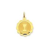 14 Karat Holy Communion Faceted Charm