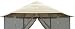 DC America GOT318-BB 13-Foot 5-Inch Hexagon Gazebo Repalcement Top for Model GO31805BL-BB