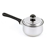 Brilliant Stainless Steel 3 Quart Covered Saucepan - Quality Cookware for Your Home