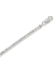 Sterling Silver 24 Inch Butterfly 040 Twist Chain - 1.5mm Wide