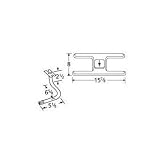 MCM 10101-70501 Stainless Steel H Single Burner