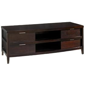 Nimbus Plasma Table, 21Hx58W, DARK BROWN by Home Decorators Collection