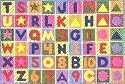 Numbers & Letters Rug 8'x11'
