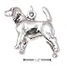 Sterling Silver 3-D Beagle Charm