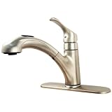 Renzo One Handle Low Arc Pullout Kitchen Faucet Finish: Classic Stainless