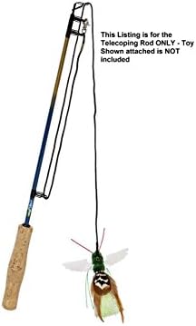 All New By the Maker of Neko Flies - Its the Neko Telecoping Rod - 3 Adjustable Lengths: 18" Retracted, 25" Mid Length, and 32" Fully Extended....for Upwardly Mobile Cats!
