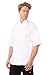 Chef Works Unisex Capri Premium Cotton Chef Coat, White 36