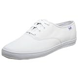 Keds Women's Champion Leather Sneaker,White,9 XW US
