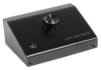 Produkt-Bild: HQ 4-Fach Stereo Eingangsschalter