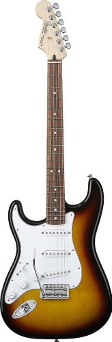 Fender Left-Handed Standard Stratocaster Electric Guitar Brown Sunburst Rosewood Fingerboard