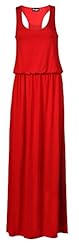 Plus Size Elastane/Viscose Sleeveless Maxi Dress 