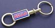 Buffalo Bills Gold Tone Valet Keychain