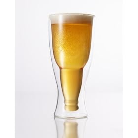 Double-Wall Glass Pilsner 390ml Set Of 2 by Brilliant