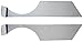 Super-Skin Aluminum Axial Wraith Straight Side Panel Set-L8