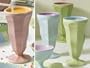 Rosanna Soda Fountain Milkshake Cup Set, Gift-boxed