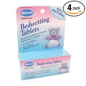 Click here to buy Hyland's Bedwetting Tablets, 125 tablets (Pack of 4) by Hyland's Homeopathic.