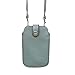 Tapp Collections Leather Neck Pouch for Phone (Style 2) - Grey