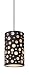 Enchantment - 1 Light Mini Pendant Lighting Fixture - Matte Black Hardback Fabric - - B6268