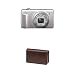 Olympus VR-340 16MP Digital Camera (Silver) and Premium Leather Brown Case