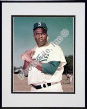 Photo File Brooklyn Dodgers Jackie Robinson Framed Photo